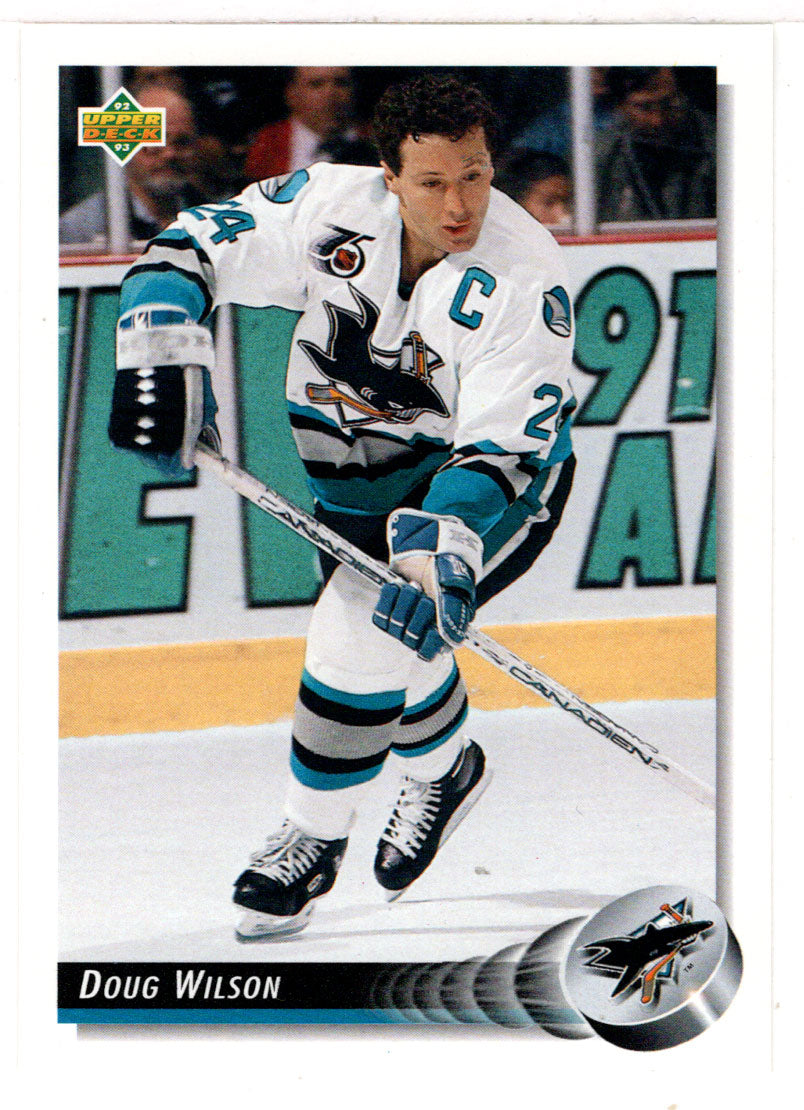 Doug Wilson - San Jose Sharks (NHL Hockey Card) 1992-93 Upper Deck # 150 Mint