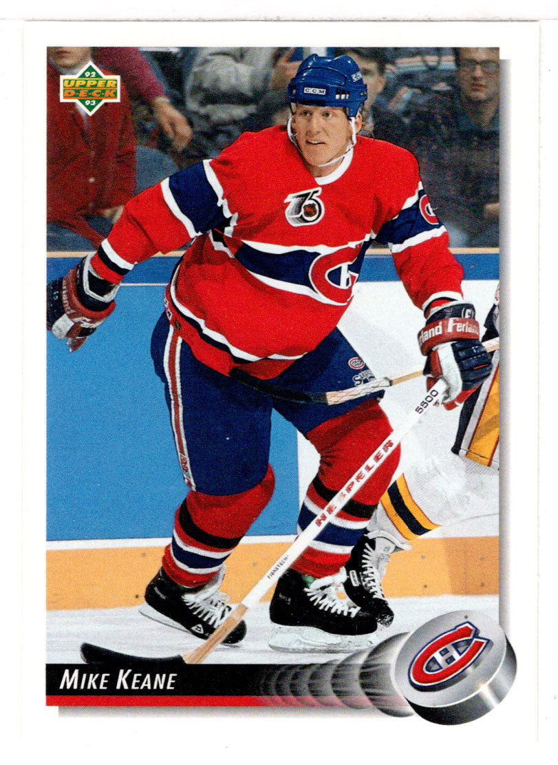 Mike Keane - Montreal Canadiens (NHL Hockey Card) 1992-93 Upper Deck # 164 Mint