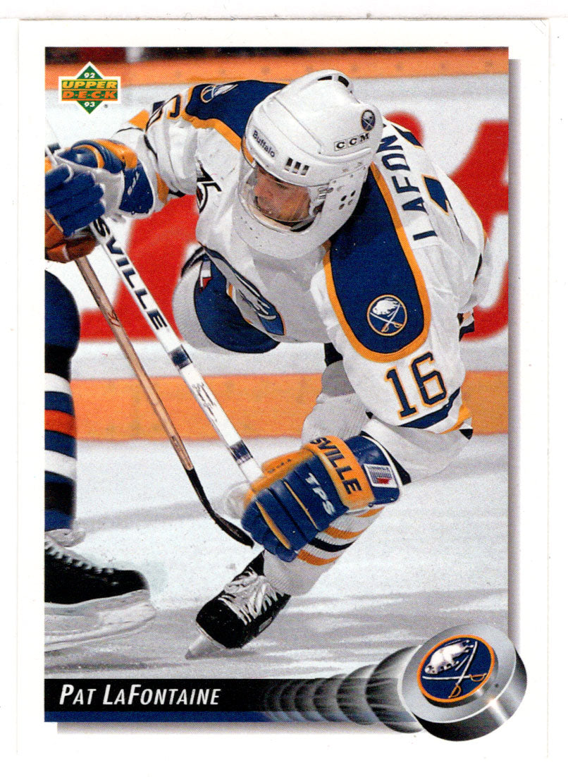 Pat LaFontaine - Buffalo Sabres (NHL Hockey Card) 1992-93 Upper Deck # 165 Mint