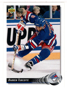 Darren Turcotte - New York Rangers (NHL Hockey Card) 1992-93 Upper Deck # 169 Mint