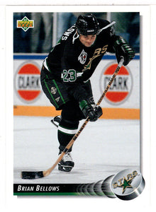 Brian Bellows - Minnesota North Stars (NHL Hockey Card) 1992-93 Upper Deck # 172 Mint