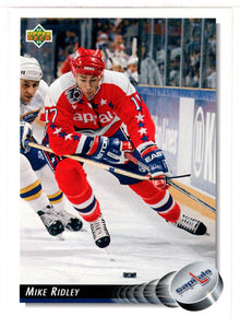 Mike Ridley - Washington Capitals (NHL Hockey Card) 1992-93 Upper Deck # 173 Mint