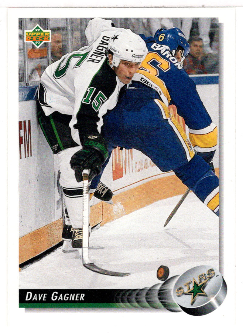 Dave Gagner - Minnesota North Stars (NHL Hockey Card) 1992-93 Upper Deck # 174 Mint