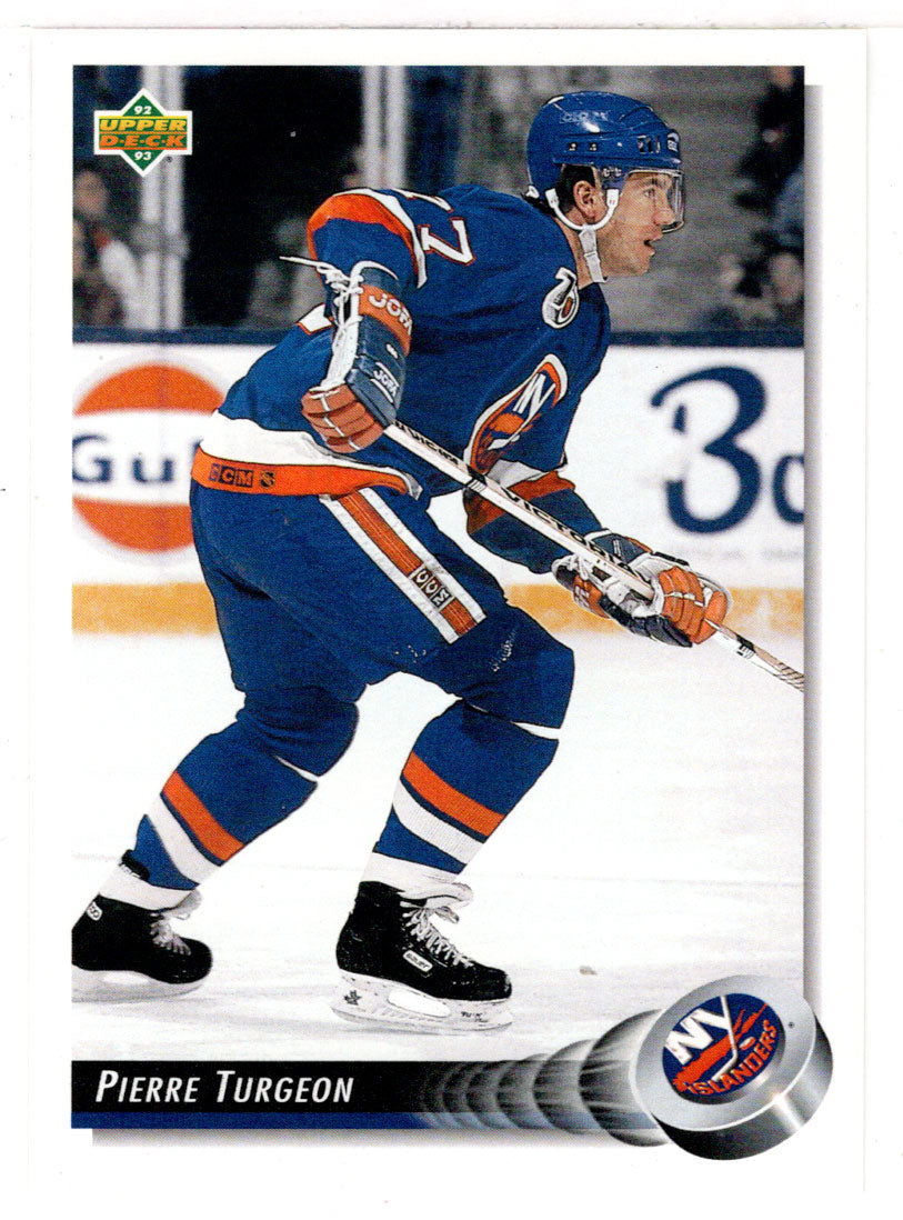 Pierre Turgeon - New York Islanders (NHL Hockey Card) 1992-93 Upper Deck # 175 Mint