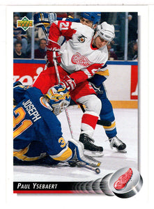 Paul Ysebaert - Detroit Red Wings (NHL Hockey Card) 1992-93 Upper Deck # 176 Mint