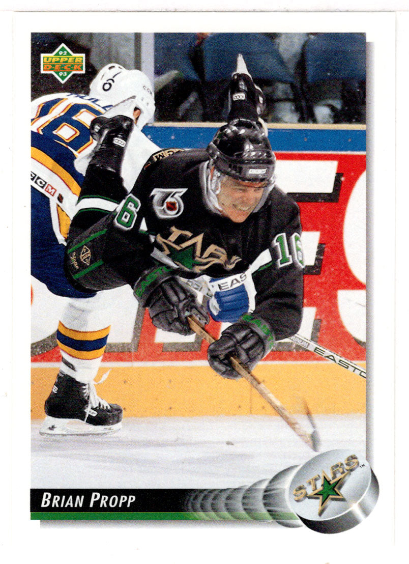 Brian Propp - Minnesota North Stars (NHL Hockey Card) 1992-93 Upper Deck # 177 Mint