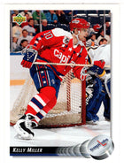 Kelly Miller - Washington Capitals (NHL Hockey Card) 1992-93 Upper Deck # 179 Mint