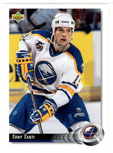 Tony Tanti - Buffalo Sabres (NHL Hockey Card) 1992-93 Upper Deck # 182 Mint