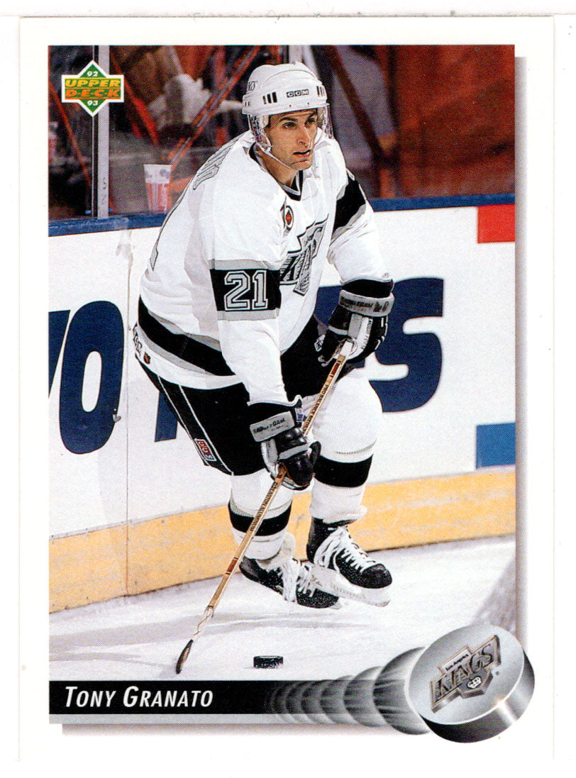 Tony Granato - Los Angeles Kings (NHL Hockey Card) 1992-93 Upper Deck # 185 Mint