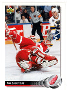 Tim Cheveldae - Detroit Red Wings (NHL Hockey Card) 1992-93 Upper Deck # 197 Mint