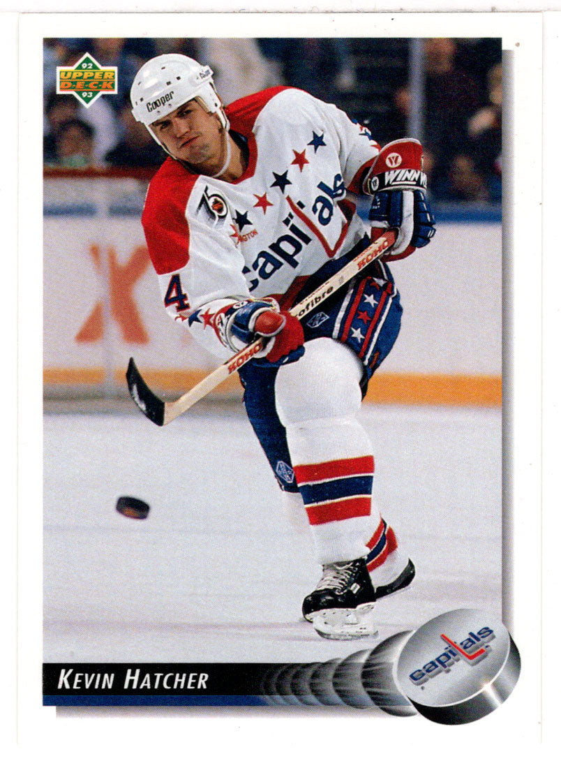 Kevin Hatcher - Washington Capitals (NHL Hockey Card) 1992-93 Upper Deck # 198 Mint