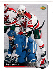 Bruce Driver - New Jersey Devils (NHL Hockey Card) 1992-93 Upper Deck # 200 Mint