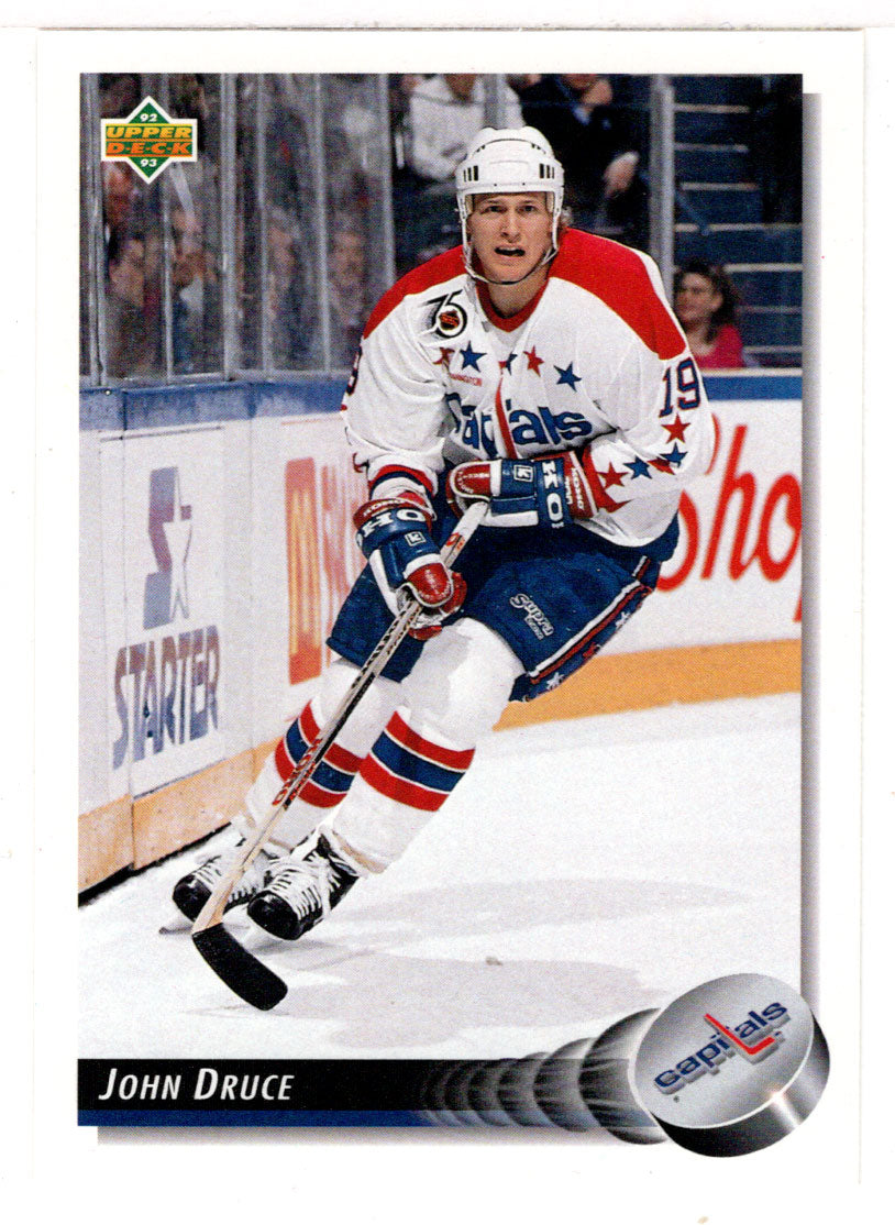 John Druce - Washington Capitals (NHL Hockey Card) 1992-93 Upper Deck # 205 Mint