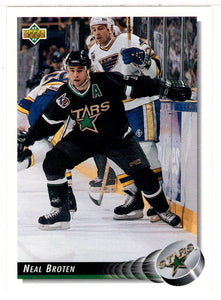 Neal Broten - Minnesota North Stars (NHL Hockey Card) 1992-93 Upper Deck # 206 Mint