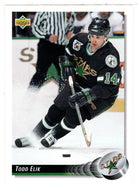 Todd Elik - Minnesota North Stars (NHL Hockey Card) 1992-93 Upper Deck # 210 Mint