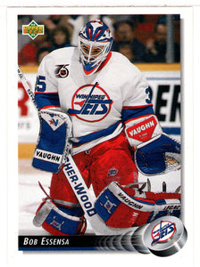 Bob Essensa - Winnipeg Jets (NHL Hockey Card) 1992-93 Upper Deck # 217 Mint