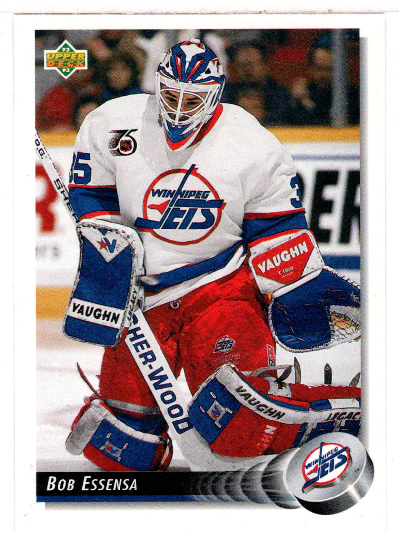 Bob Essensa - Winnipeg Jets (NHL Hockey Card) 1992-93 Upper Deck # 217 Mint