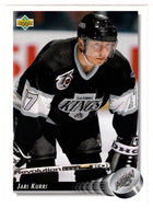 Jari Kurri - Los Angeles Kings (NHL Hockey Card) 1992-93 Upper Deck # 218 Mint