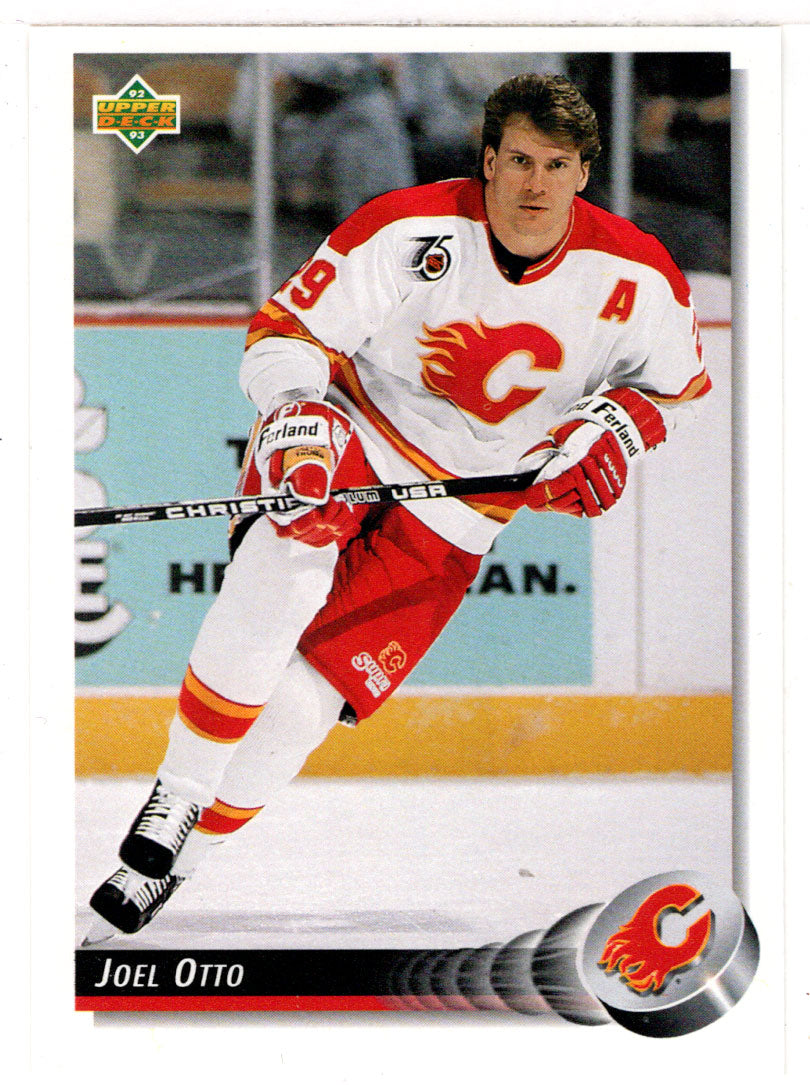 Joel Otto - Calgary Flames (NHL Hockey Card) 1992-93 Upper Deck # 220 Mint