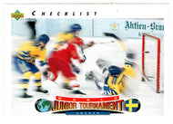 World Junior Championships Checklist (1992 World Junior Championships) (NHL Hockey Card) 1992-93 Upper Deck # 221 Mint
