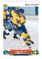 Mikael Nylander RC - Sweden (1992 World Junior Championships) (NHL Hockey Card) 1992-93 Upper Deck # 236 Mint