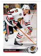 Igor Kravchuk - Chicago Blackhawks (NHL Hockey Card) 1992-93 Upper Deck # 239 Mint