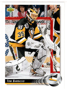 Tom Barrasso - Pittsburgh Penguins (NHL Hockey Card) 1992-93 Upper Deck # 243 Mint