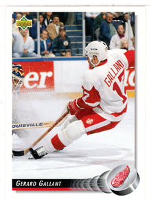 Gerard Gallant - Detroit Red Wings (NHL Hockey Card) 1992-93 Upper Deck # 246 Mint