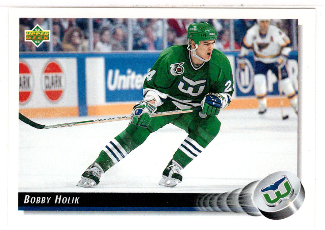 Bobby Holik - Hartford Whalers (NHL Hockey Card) 1992-93 Upper Deck # 252 Mint