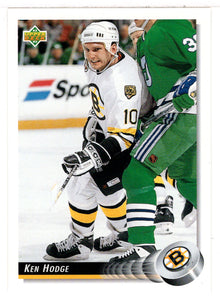 Ken Hodge - Boston Bruins (NHL Hockey Card) 1992-93 Upper Deck # 254 Mint