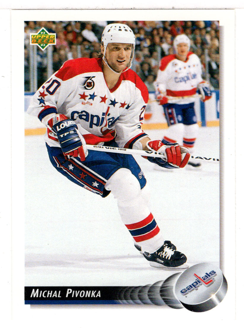 Michal Pivonka - Washington Capitals (NHL Hockey Card) 1992-93 Upper Deck # 261 Mint