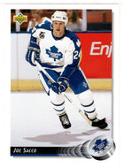 Joe Sacco - Toronto Maple Leafs (NHL Hockey Card) 1992-93 Upper Deck # 266 Mint