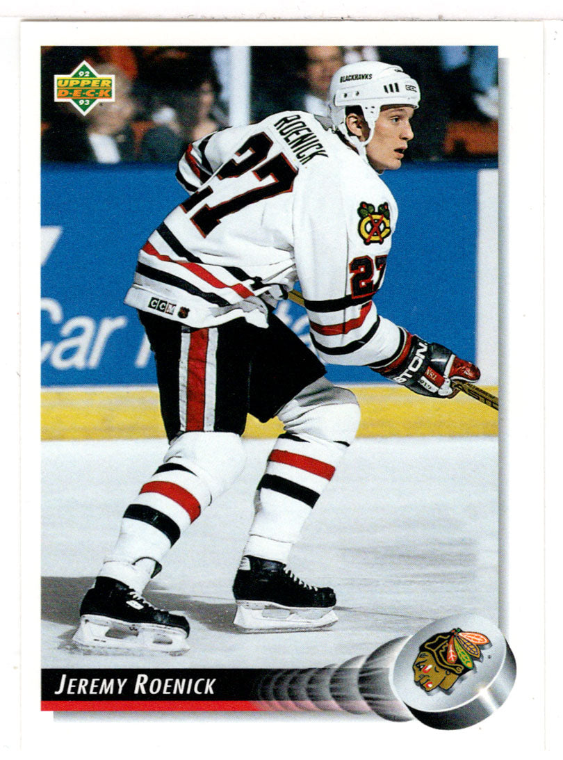 Jeremy Roenick - Chicago Blackhawks (NHL Hockey Card) 1992-93 Upper Deck #  274 Mint