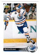 Martin Gelinas - Edmonton Oilers (NHL Hockey Card) 1992-93 Upper Deck # 282 Mint