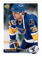 Philippe Bozon - St. Louis Blues (NHL Hockey Card) 1992-93 Upper Deck # 283 Mint