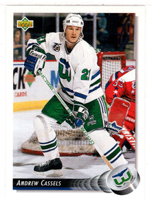 Andrew Cassels - Hartford Whalers (NHL Hockey Card) 1992-93 Upper Deck # 288 Mint