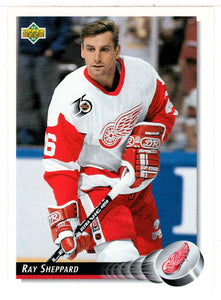 Ray Sheppard - Detroit Red Wings (NHL Hockey Card) 1992-93 Upper Deck # 296 Mint