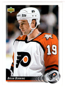 Brian Benning - Philadelphia Flyers (NHL Hockey Card) 1992-93 Upper Deck # 301 Mint