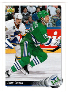 John Cullen - Hartford Whalers (NHL Hockey Card) 1992-93 Upper Deck # 304 Mint