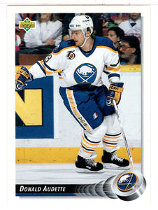 Donald Audette - Buffalo Sabres (NHL Hockey Card) 1992-93 Upper Deck # 306 Mint