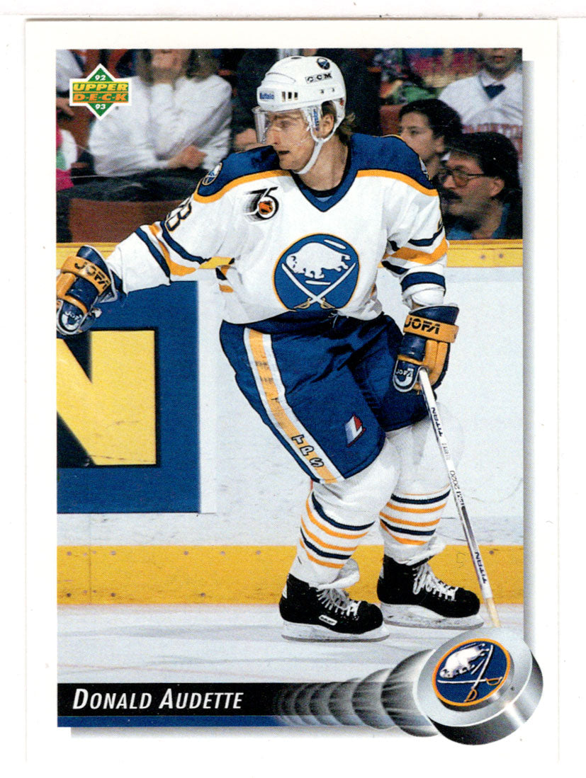 Donald Audette - Buffalo Sabres (NHL Hockey Card) 1992-93 Upper Deck # 306 Mint