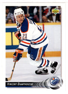 Vincent Damphousse - Edmonton Oilers (NHL Hockey Card) 1992-93 Upper Deck # 307 Mint