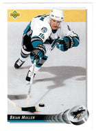 Brian Mullen - San Jose Sharks (NHL Hockey Card) 1992-93 Upper Deck # 317 Mint