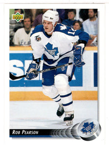 Rob Pearson - Toronto Maple Leafs (NHL Hockey Card) 1992-93 Upper Deck # 318 Mint