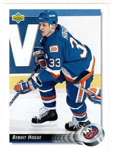 Benoit Hogue - New York Islanders (NHL Hockey Card) 1992-93 Upper Deck # 325 Mint