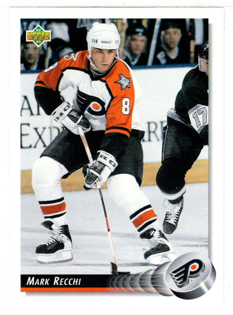 Mark Recchi - Philadelphia Flyers (NHL Hockey Card) 1992-93 Upper Deck # 327 Mint