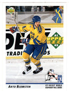 Arto Blomsten RC - Sweden - 1992 World Championships (NHL Hockey Card) 1992-93 Upper Deck # 376 Mint