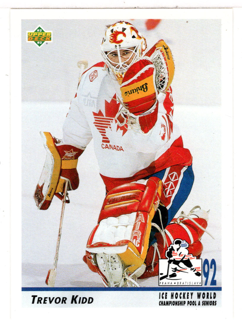 Trevor Kidd - Canada - 1992 World Championships (NHL Hockey Card) 1992-93 Upper Deck # 385 Mint