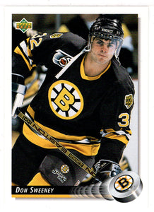 Don Sweeney - Boston Bruins (NHL Hockey Card) 1992-93 Upper Deck # 391 Mint
