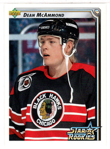 Dean McAmmond RC - Chicago Blackhawks (NHL Hockey Card) 1992-93 Upper Deck # 403 Mint